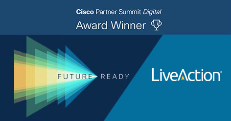 LiveAction Earns Cisco’s ISV Solution Partner of the Year Award