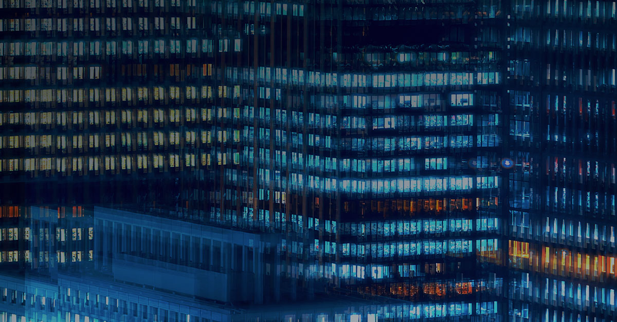 City Building at night