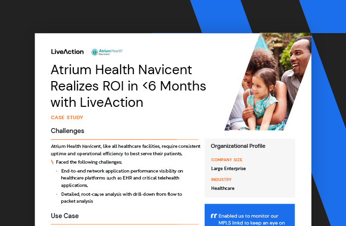 Navicent Health Realizes ROI in <6 Months with LiveAction